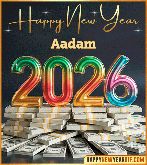 Happy New Year 2026 Animated Aadam