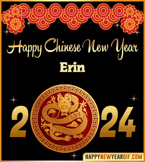 Happy New Year 2024 Erin gif