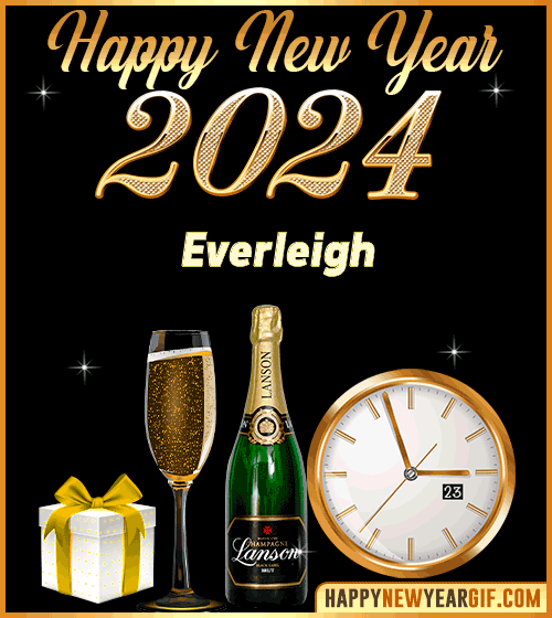 Happy New Year 2024 Everleigh gif