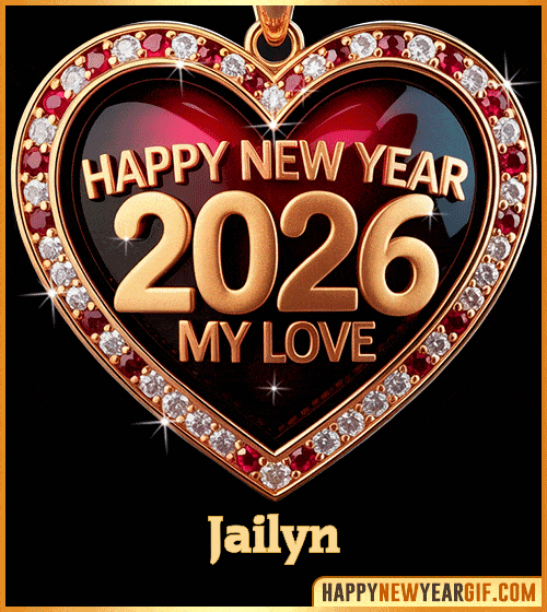 GIF Happy New Year 2026 My Love gif Jailyn