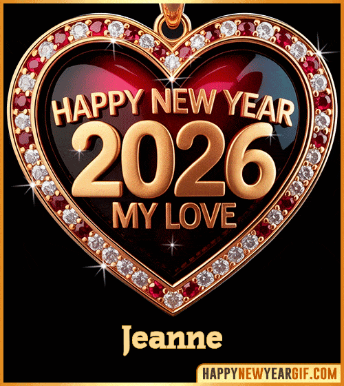 GIF Happy New Year 2026 My Love gif Jeanne