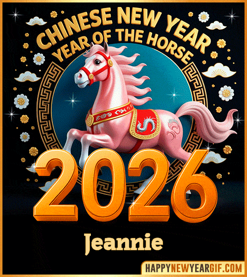 GIF Happy Chinese New Year 2026 gif Jeannie
