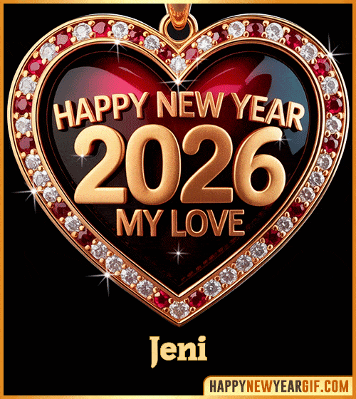 GIF Happy New Year 2026 My Love gif Jeni