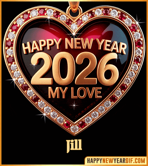 GIF Happy New Year 2026 My Love gif Jill