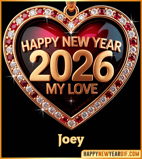 GIF Happy New Year 2026 My Love gif Joey
