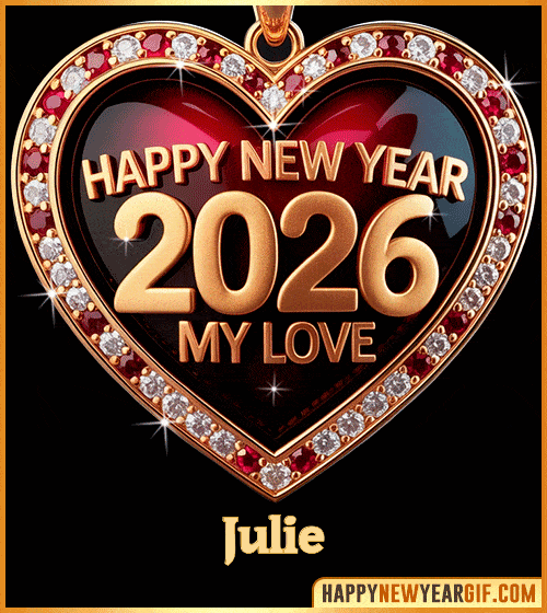 GIF Happy New Year 2026 My Love gif Julie