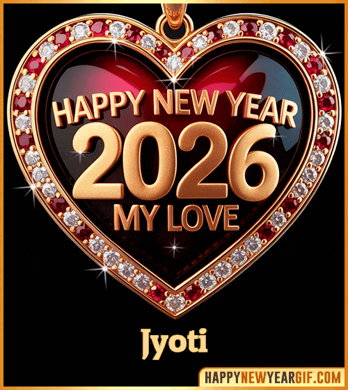 GIF Happy New Year 2026 My Love gif Jyoti
