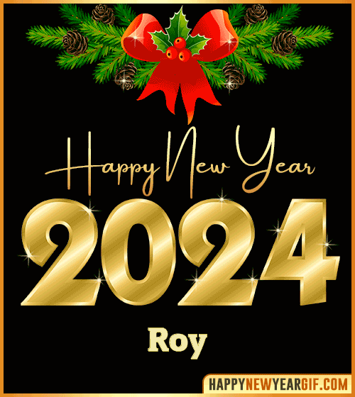 Happy New Year 2024 Roy gif