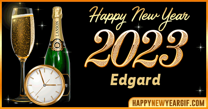 Happy New Year 2023 Edgard GIF