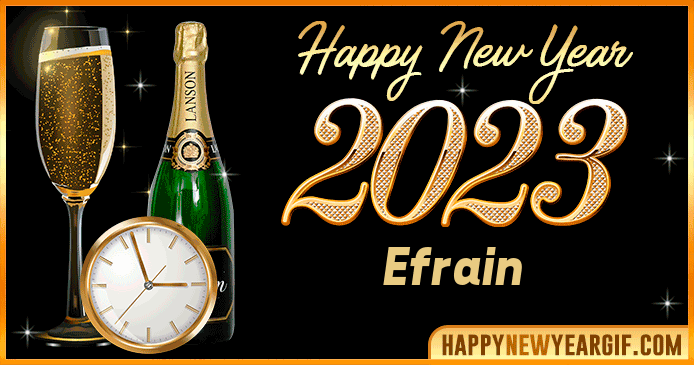 Happy New Year 2023 Efrain GIF