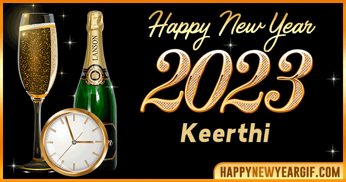Happy New Year 2023 Keerthi GIF