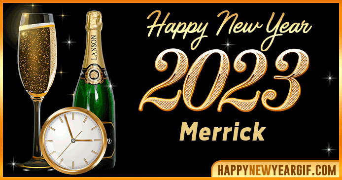 Happy New Year 2023 Merrick GIF