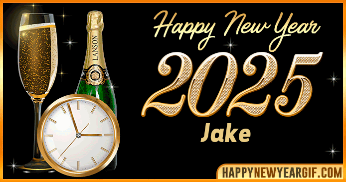 Happy New Year 2025 Jake GIF