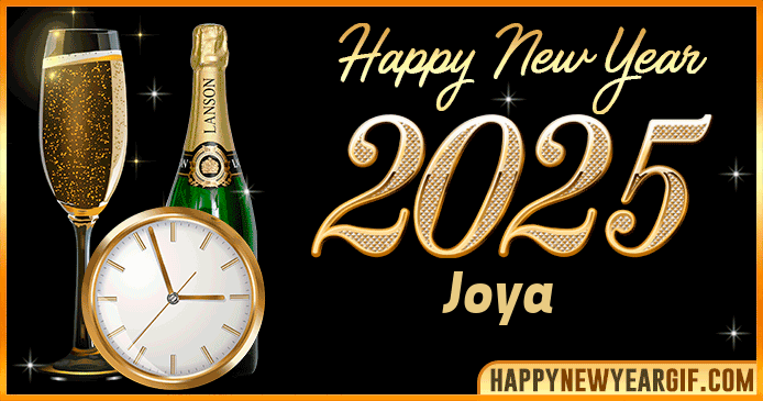 Happy New Year 2025 Joya GIF
