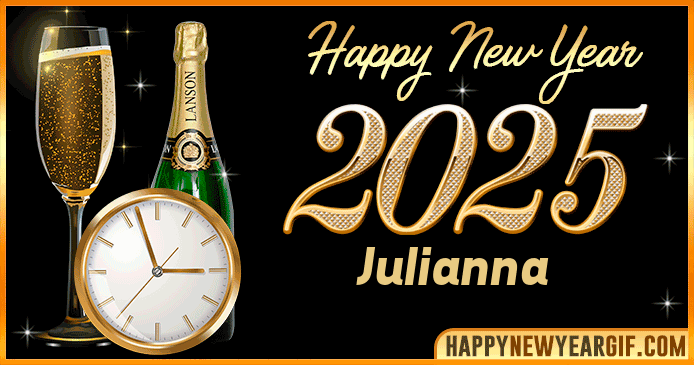 Happy New Year 2025 Julianna GIF