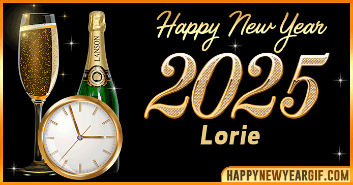 Happy New Year 2025 Lorie GIF