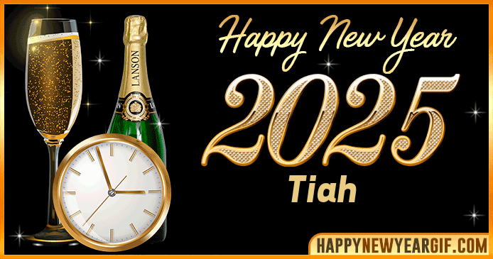 Happy New Year 2025 Tiah GIF