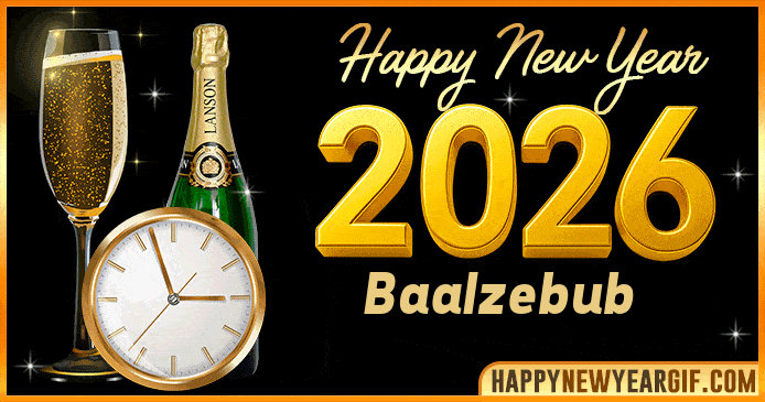 Happy New Year 2026 Baalzebub GIF