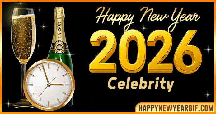 Happy New Year 2026 Celebrity GIF