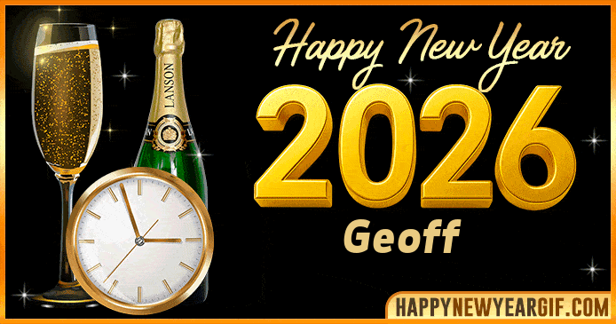 Happy New Year 2026 Geoff GIF