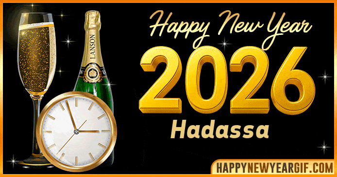 Happy New Year 2026 Hadassa GIF