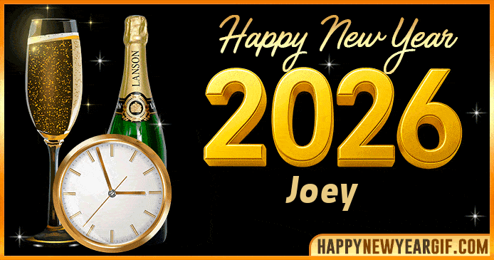 Happy New Year 2026 Joey GIF