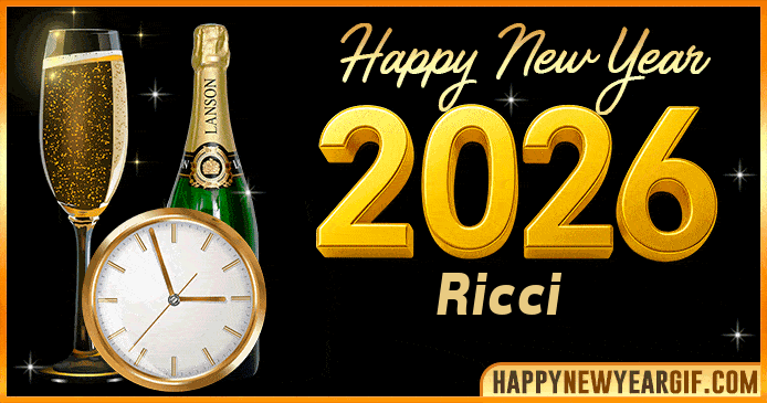 Happy New Year 2026 Ricci GIF
