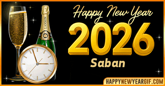 Happy New Year 2026 Saban GIF