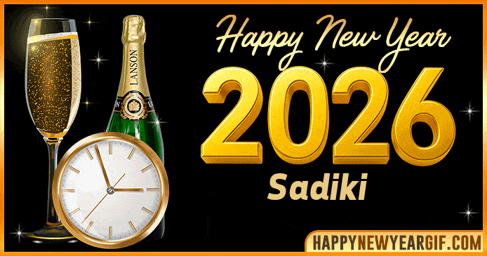 Happy New Year 2026 Sadiki GIF