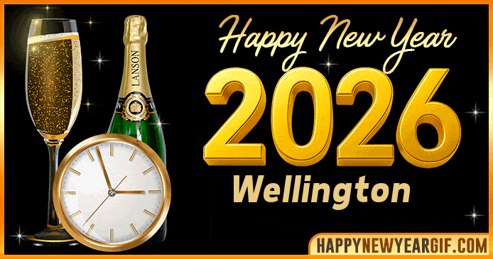 Happy New Year 2026 Wellington GIF