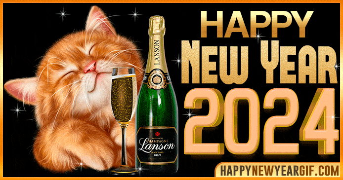 Happy New year funny 2024 GIF