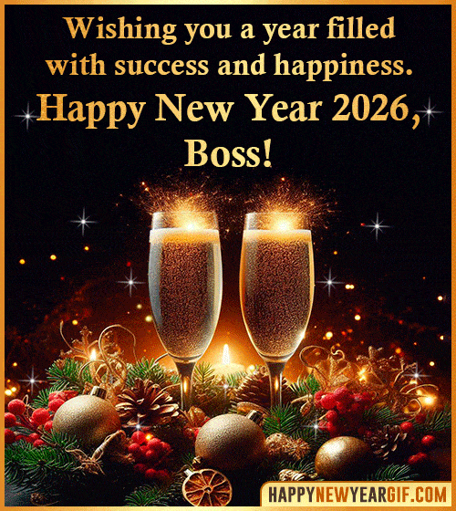 2026 happy new year boss gif