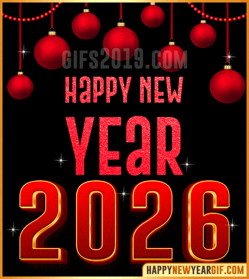 2026 happy new year gif