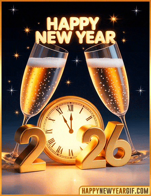 cheers to 2026 gif
