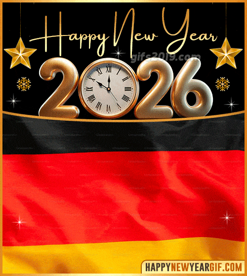 happy new year 2026 gif flag of alemania