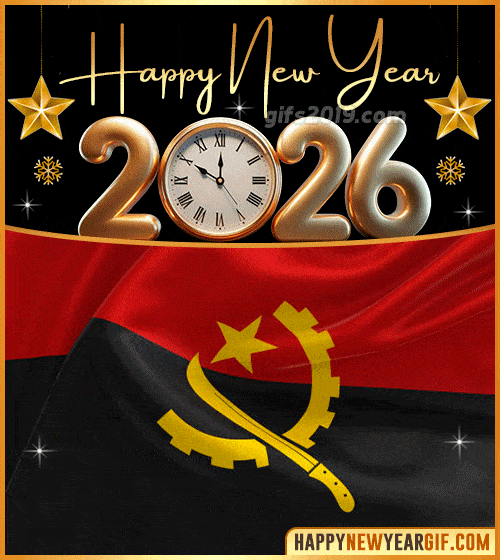 happy new year 2026 gif flag of angola