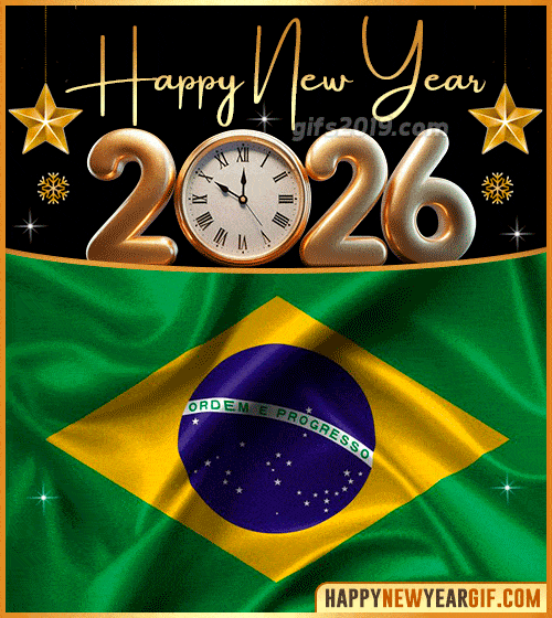 happy new year 2026 gif flag of brasil