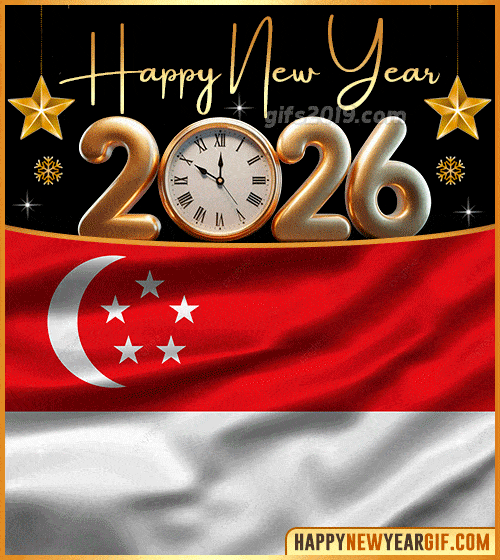 happy new year 2026 gif flag of singapur