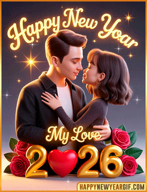 happy new year gif 2026 love gifs
