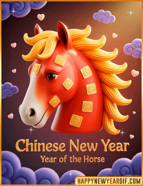 horse 2026 animated background