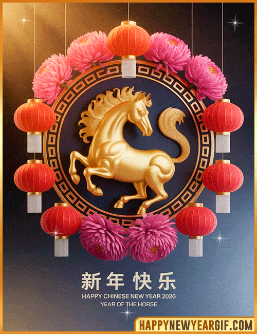 horse 2026 celebration animation