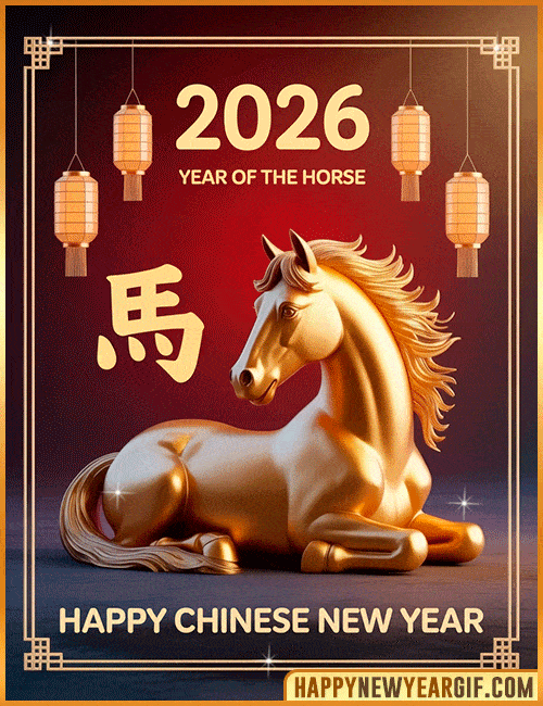 horse 2026 gif new year