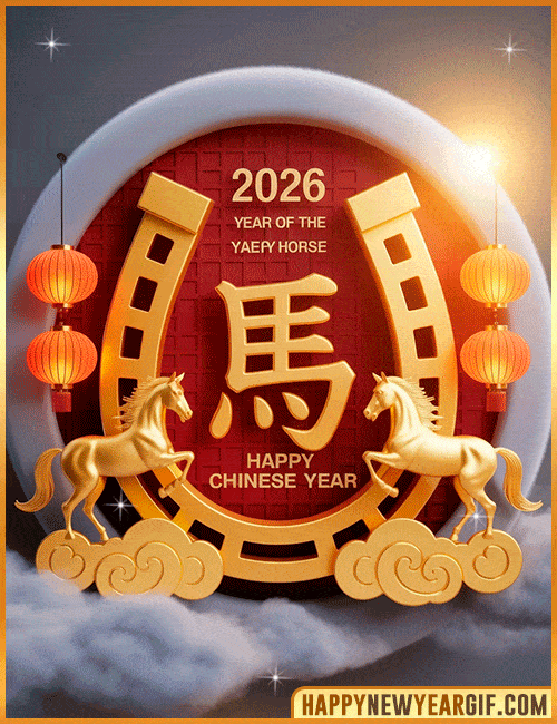 horse 2026 shining animation