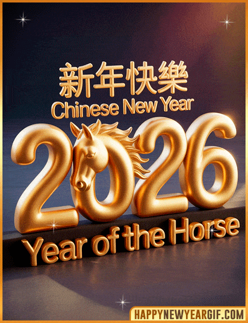 modern horse 2026 animated card