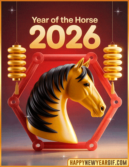new year 2026 horse