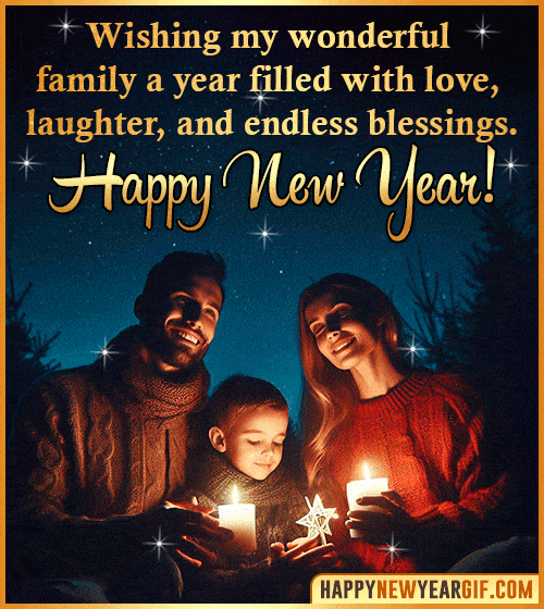 new year wishes for my family