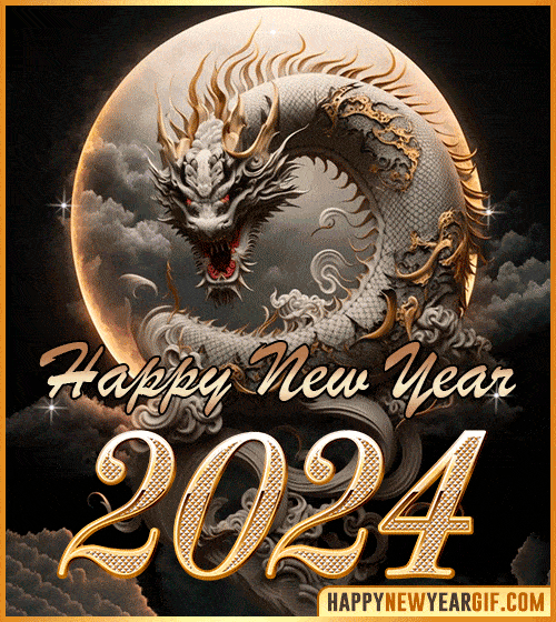 gif happy chinese new year 2024 dragon
