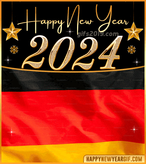happy new year 2024 gif flag of alemania