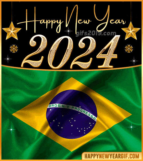 happy new year 2024 gif flag of brasil